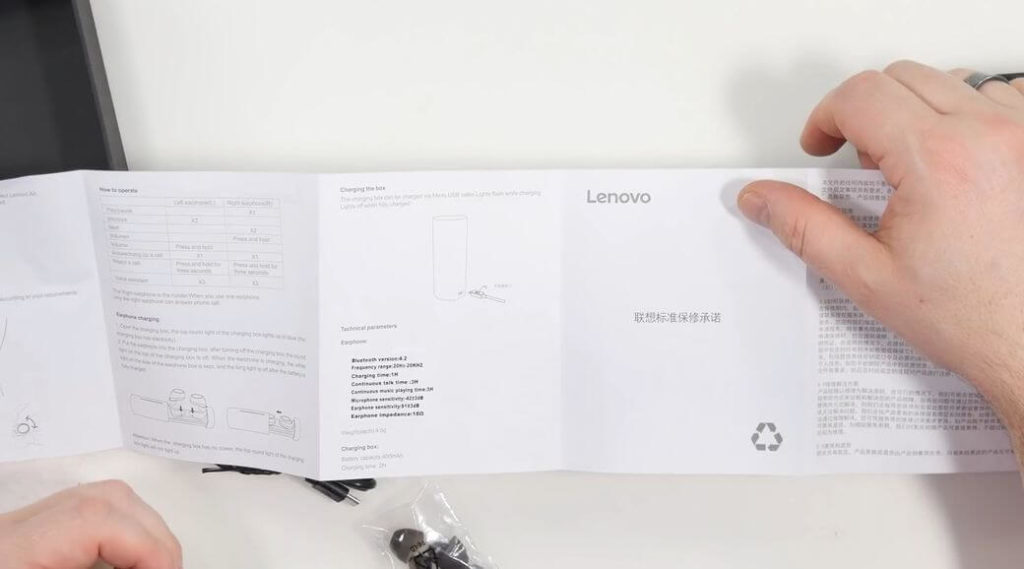 Lenovo Air TWS Обзор: Стильные беспроводные наушники Bluetooth