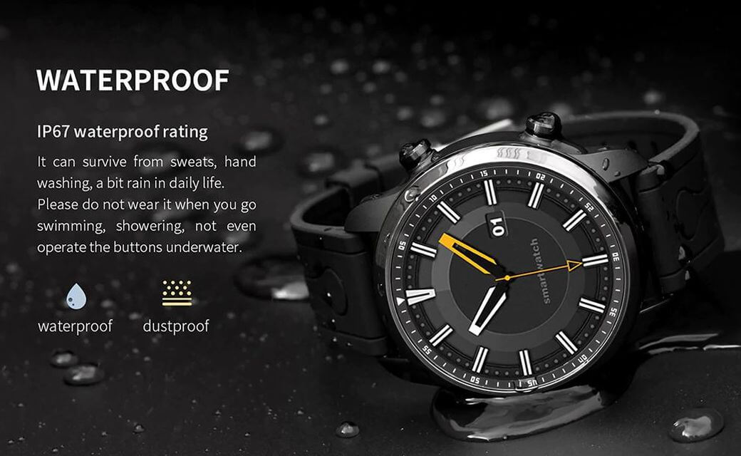 KingWear KC06 Обзор: Стильные умные часы с защитой IP67
