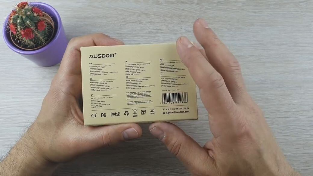 AUSDOM TW01 Обзор: Бюджетные беспроводные наушники с Bluetooth 5.0