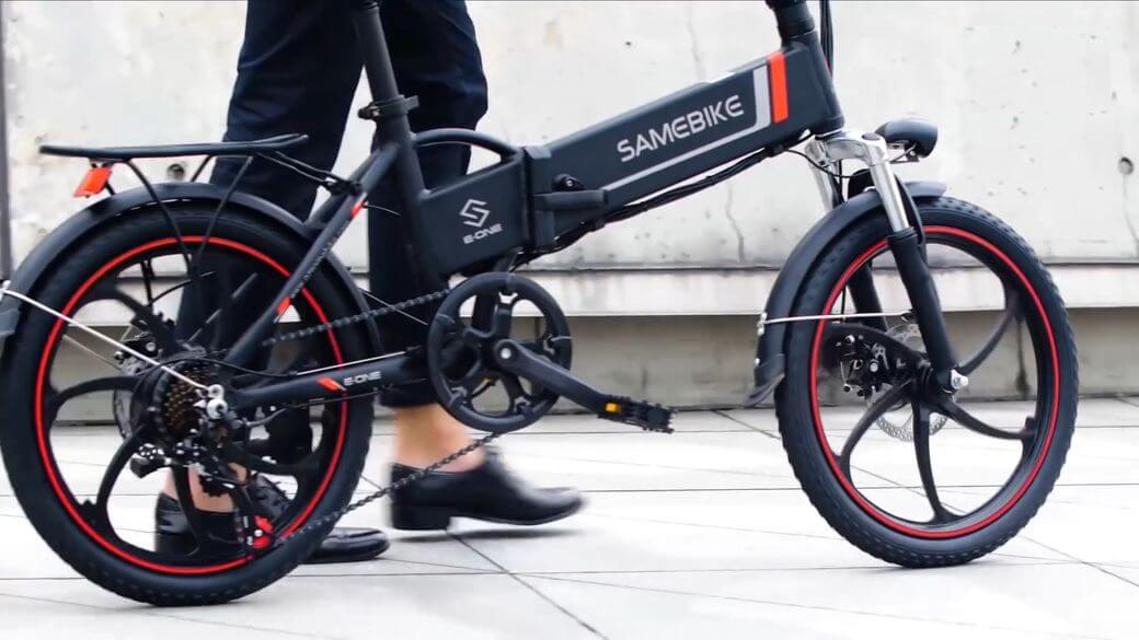 Samebike 20LVXD30 Обзор: Складной электрический велосипед 2019 года