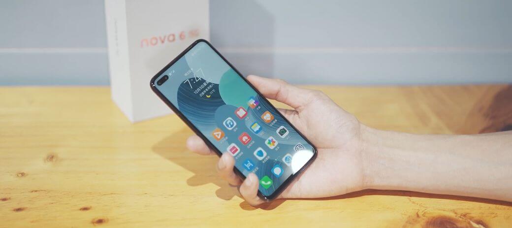 Huawei Nova 6 Первый обзор: Смартфон с двойной селфи камерой и 5G сетью