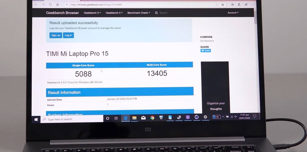 Xiaomi Mi Notebook Pro 2020 Обзор: Улучшенная версия с процессором Intel Core i7 10510U