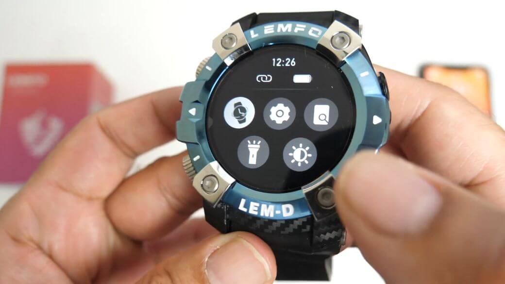 LEMFO LEMD Обзор: Большие умные часы с TWS наушниками