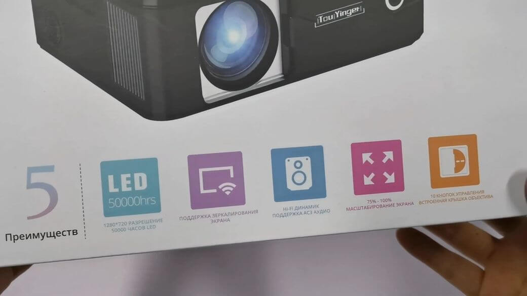TouYinger X21 Обзор: Тихий проектор с родным разрешением HD до $100