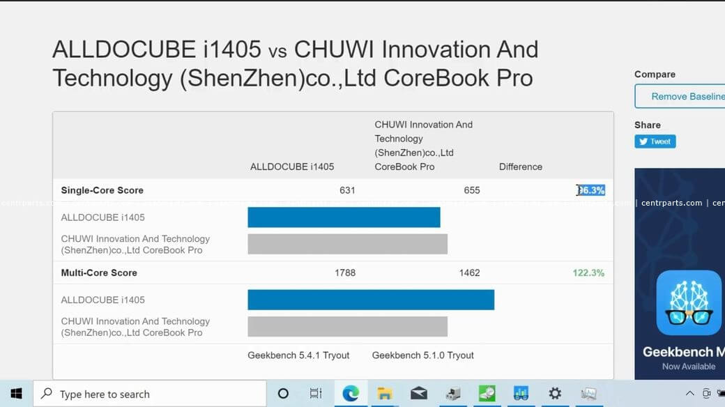 Alldocube GT Book Обзор: Ноутбук с процессором Intel Jasper Lake