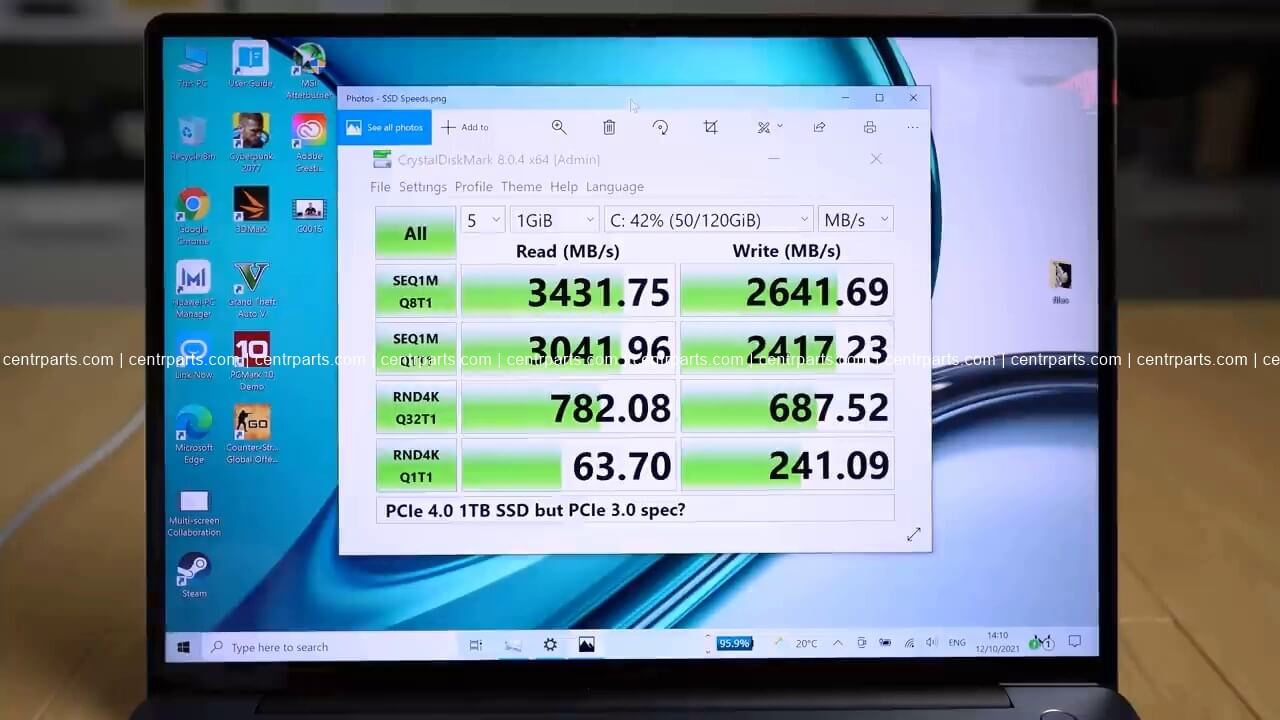 Huawei Matebook 14S Обзор: Ноутбук с Intel Core i7-11370H и сенсорным экраном