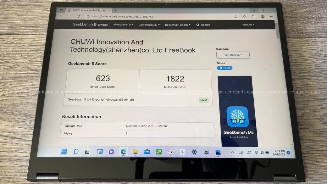 Chuwi Freebook Обзор: Трансформируемый 2-в-1 ноутбук 13.5 дюймов